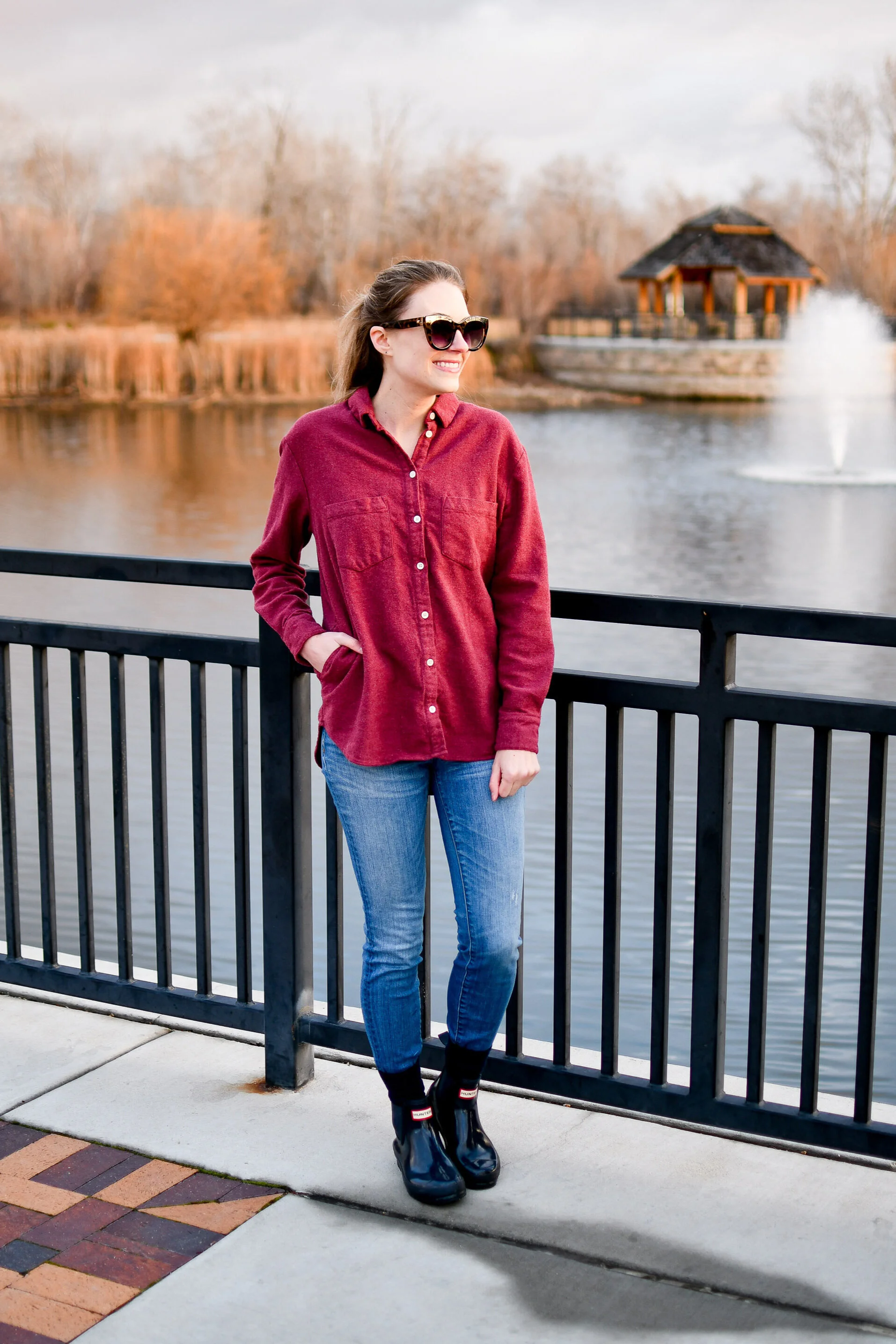 Chelsea rain shop boot outfits